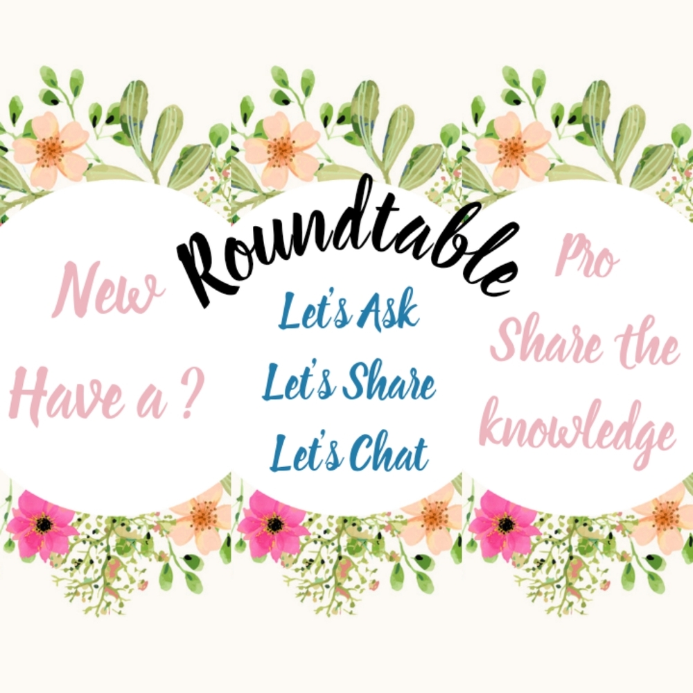 Roundtable begins..SEE TIP and SLIDE😘🖤